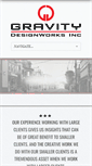 Mobile Screenshot of gravitydesignworks.com
